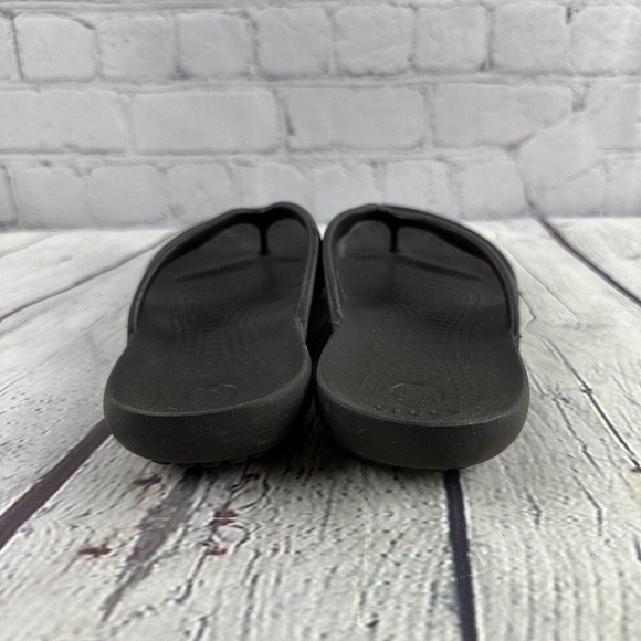 Crocs‎ KADEE II ~ Flip Flops/Thong Sandals - Women's Size 6 Brown - Picture 4 of 9